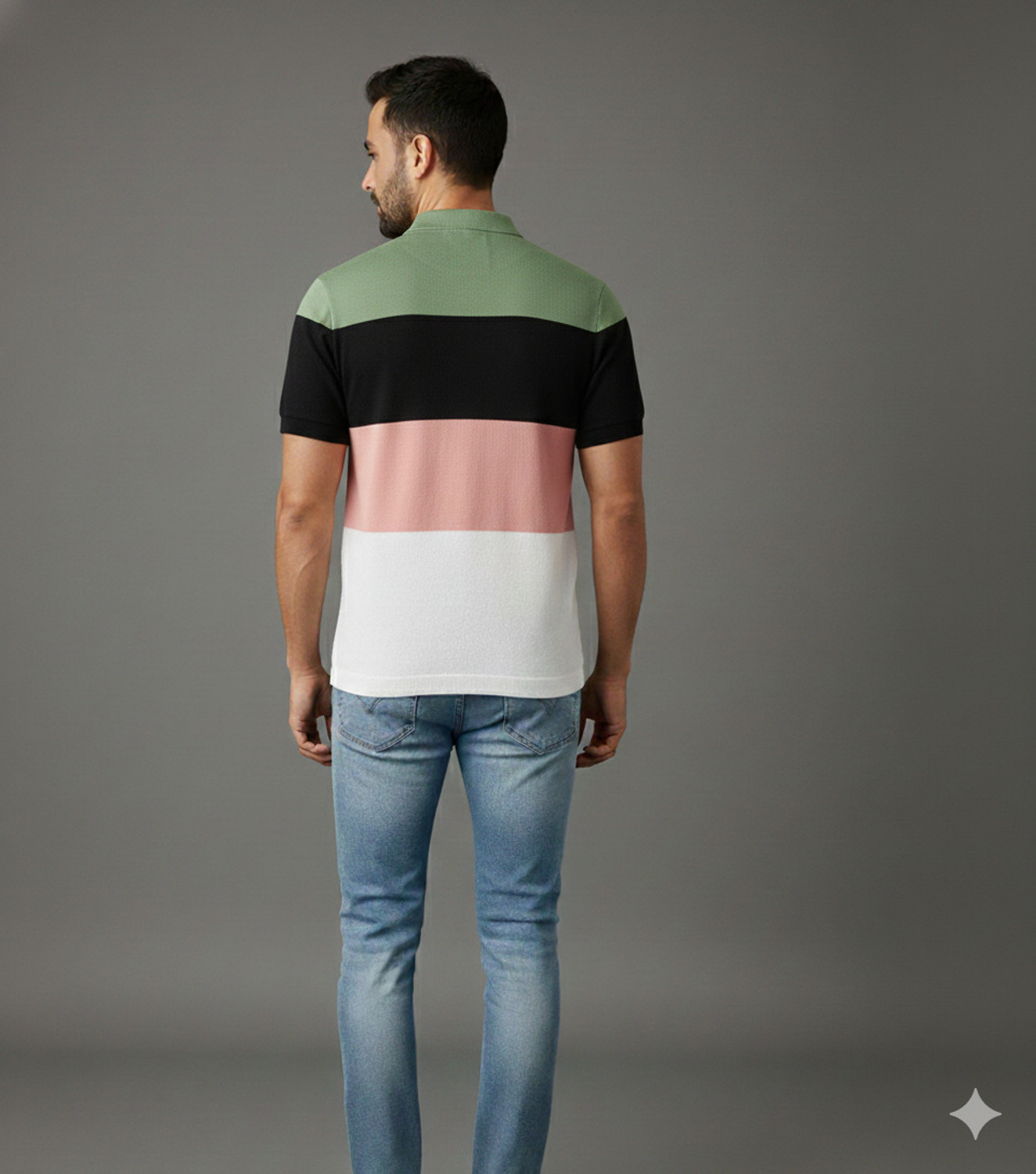 Image of SR Clothing Men Printed Round Neck Pure Cotton Pink T-Shirt