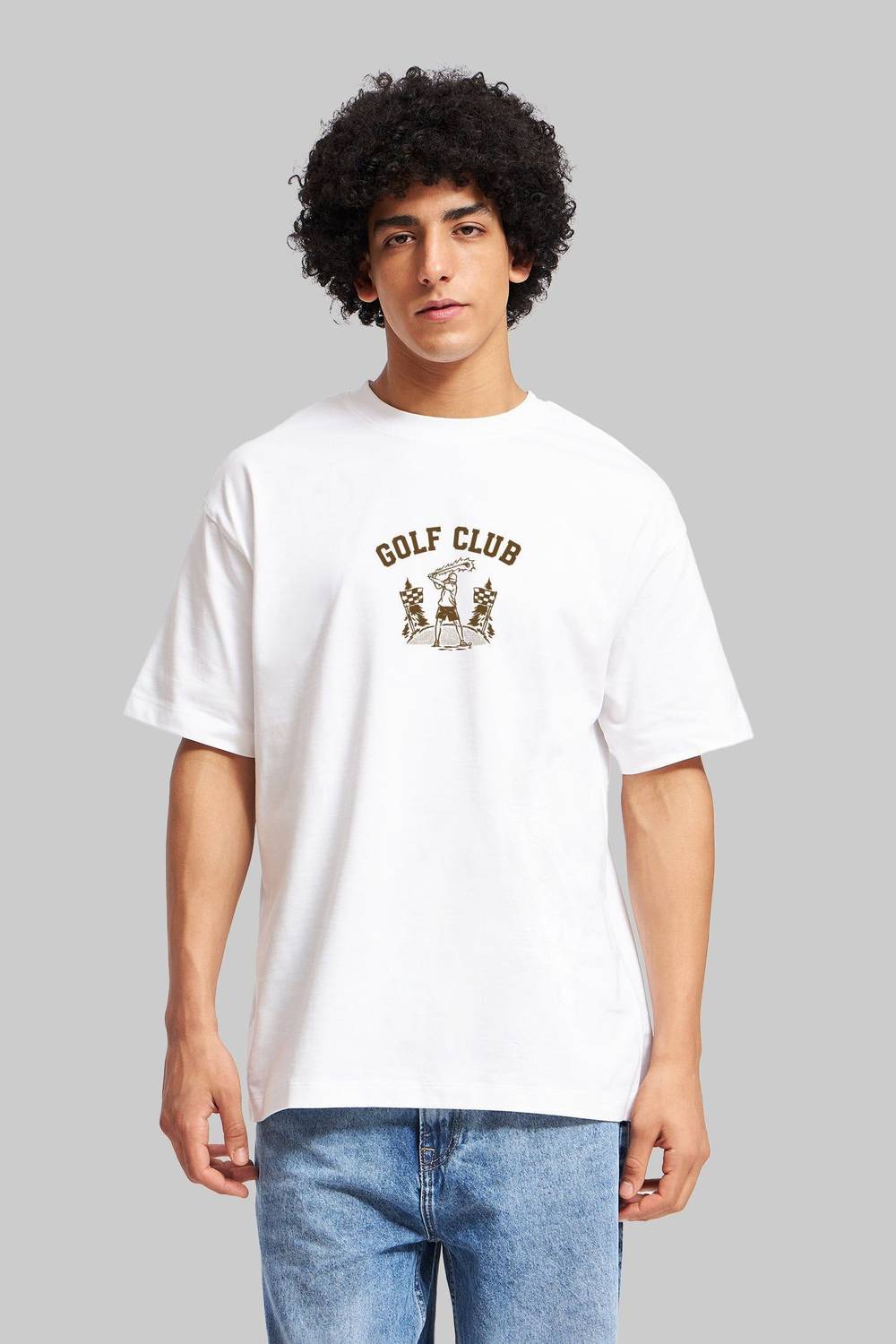 LazyGreg Printed Men Round Neck White T-Shirt - Buy LazyGreg