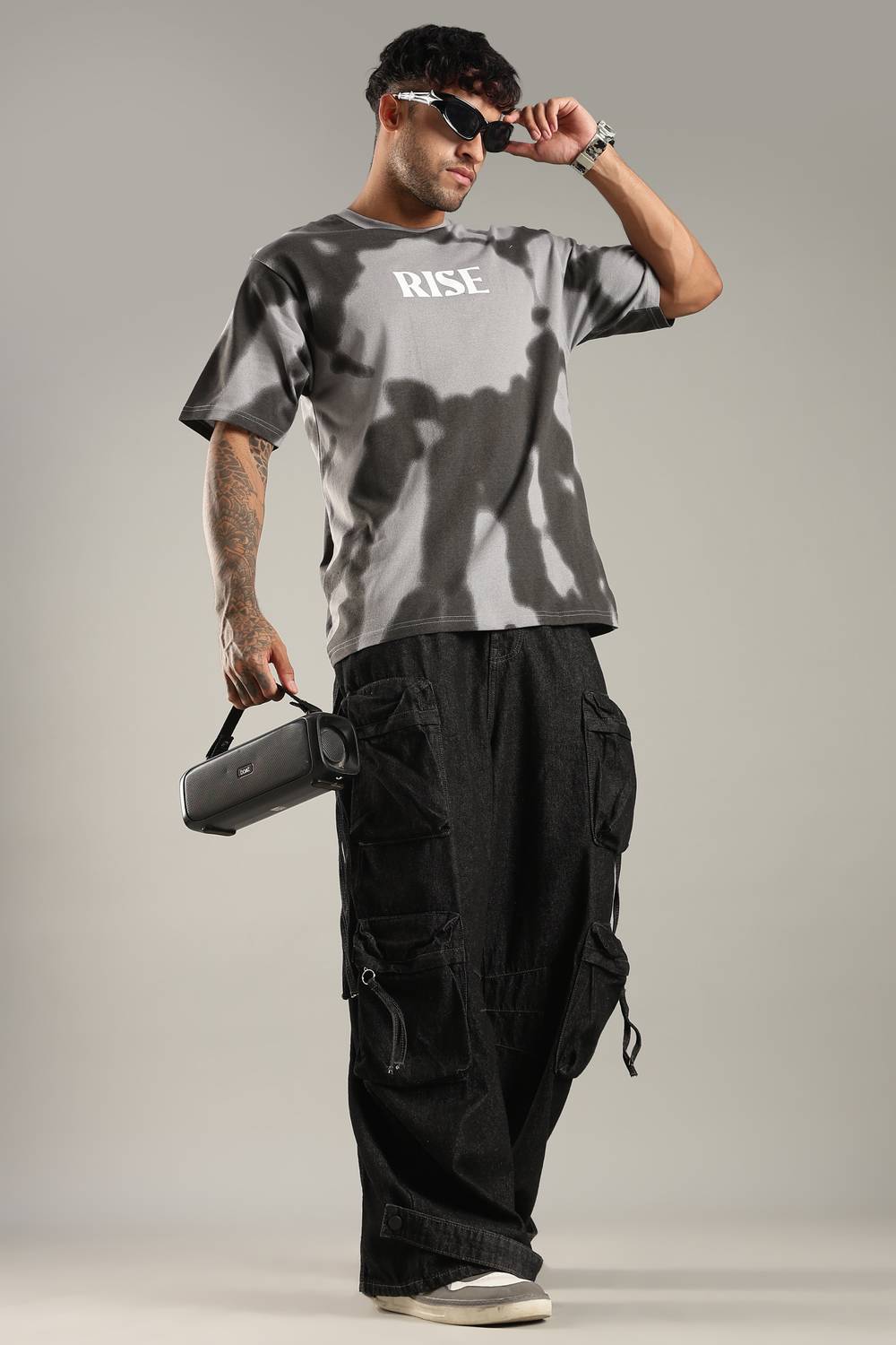 Smosh Graphic Print Men Grey T-Shirt - Image 1
