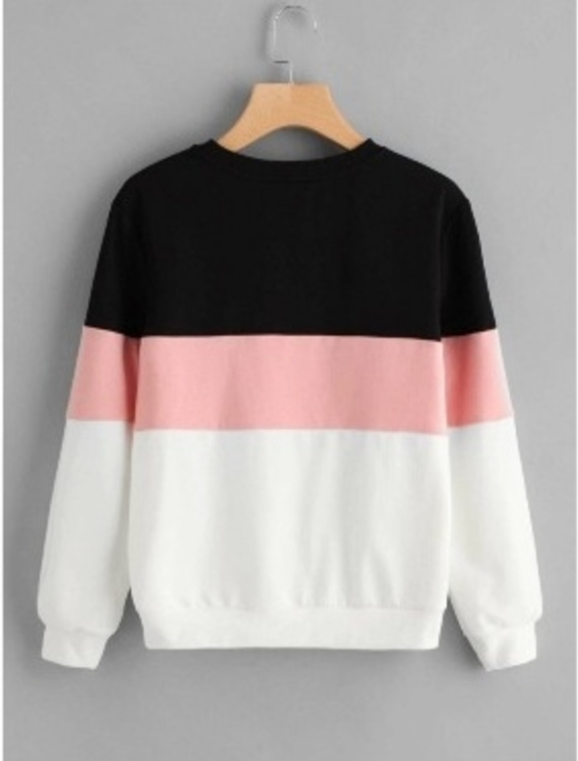Image of Try This Colorblock Men Round Neck Pink T-Shirt