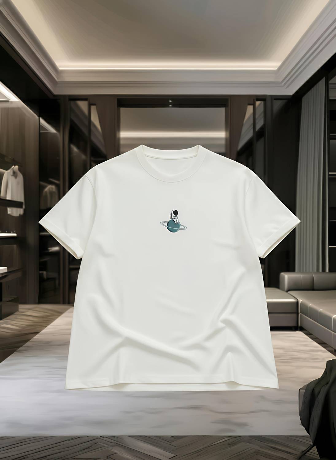 Fab Fashion Studio Graphic Print Men White T-Shirt - Image 3