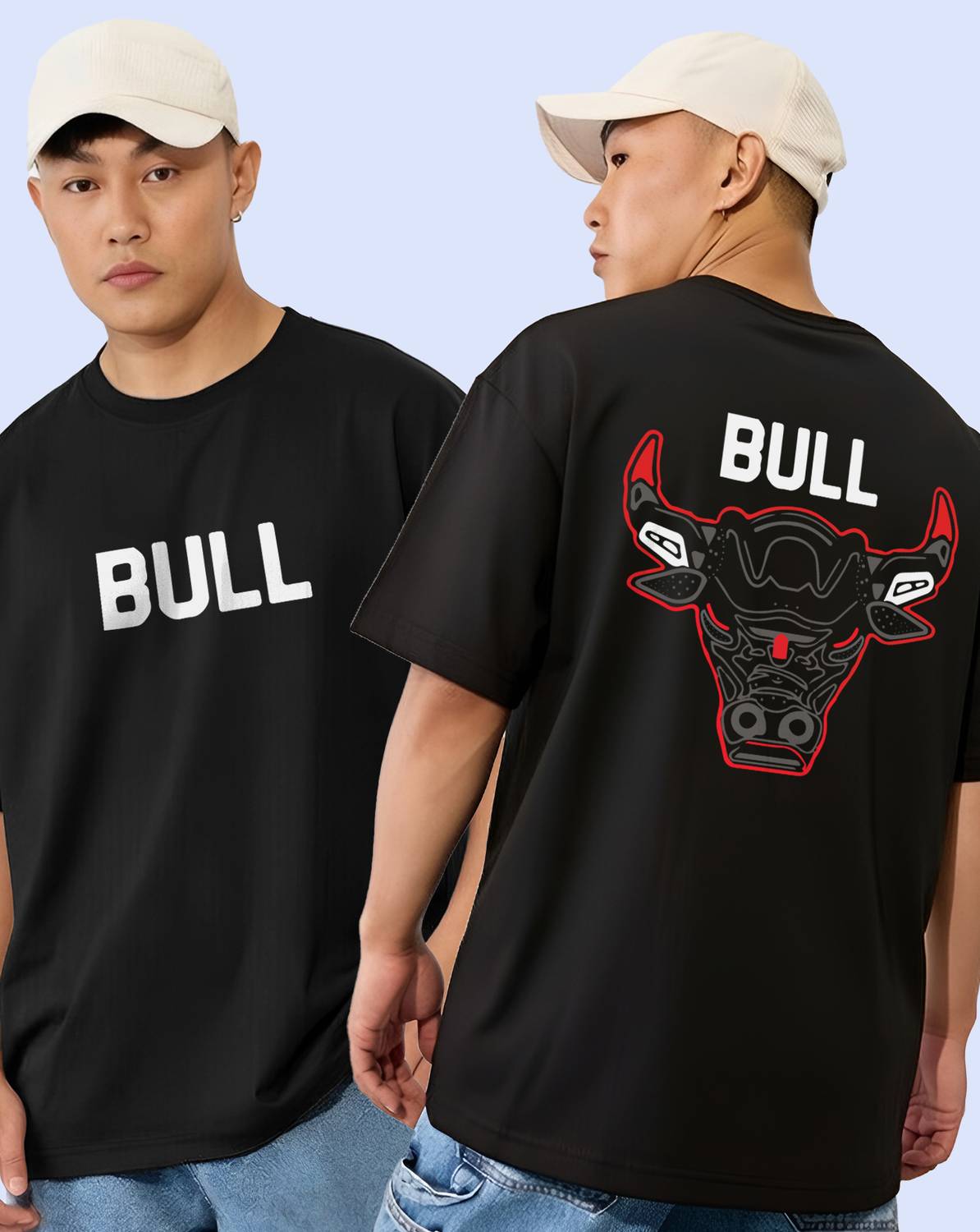 AUSK Printed Men Round Neck Black T-Shirt