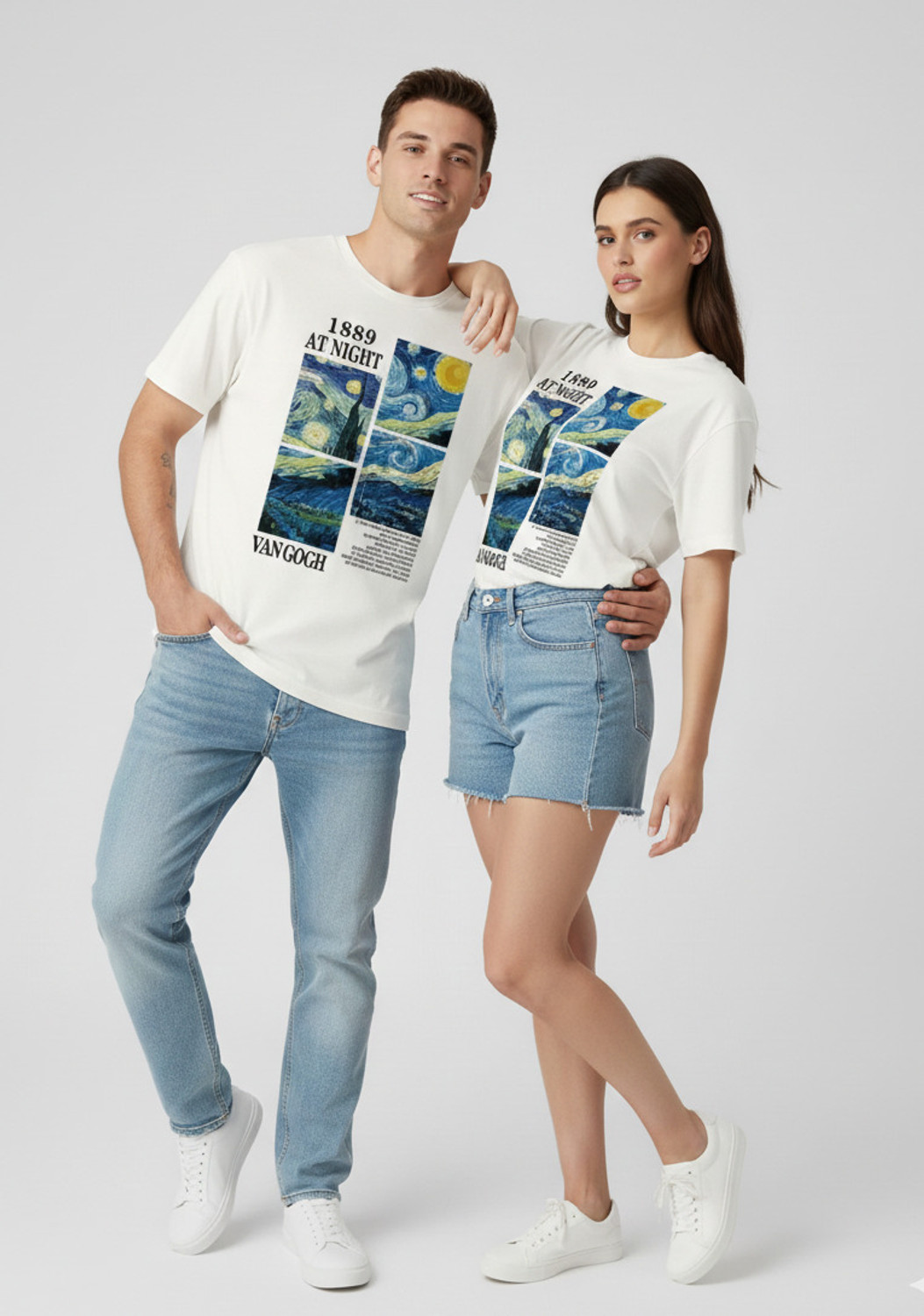 Image of Tee culture store Typography, Printed, Graphic Print Women Round Neck White T-Shirt