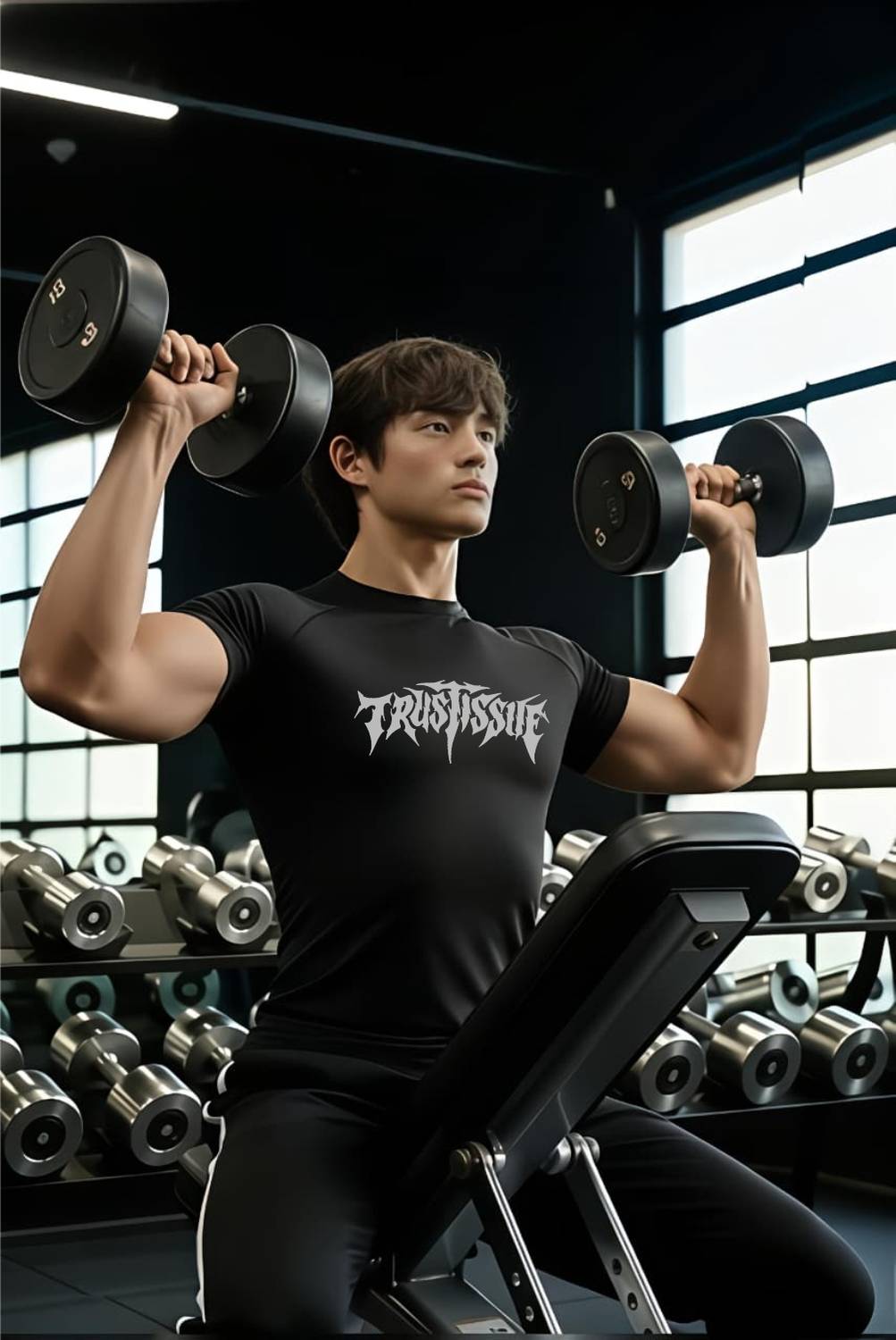 FURRR Printed Men Round Neck Black T-Shirt - Image 3
