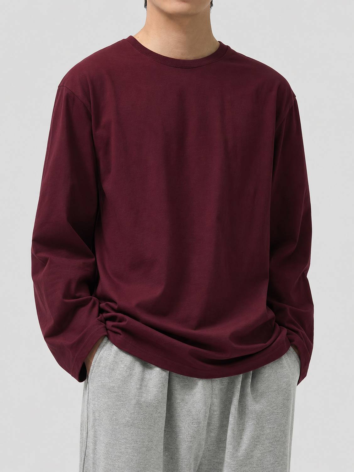 Asta Moda Men Maroon T-Shirt - Image 2