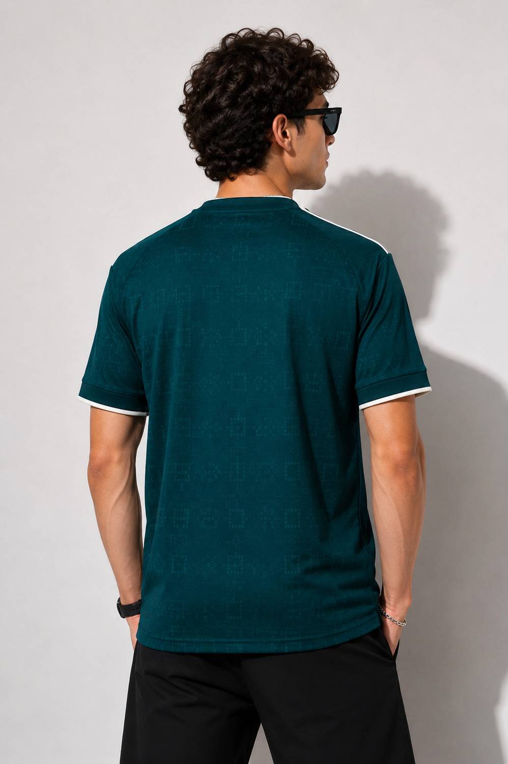 SK SKITFIT Men Dark Green T-Shirt - Image 2