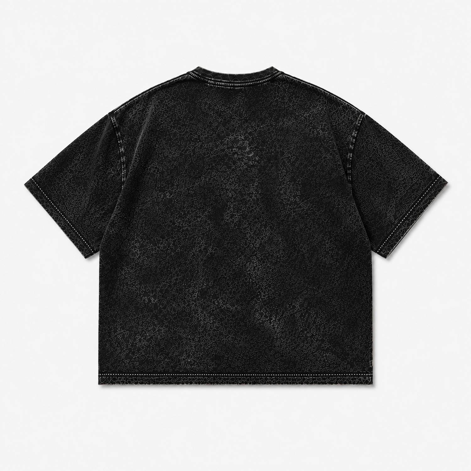 JAXION Black Round Neck T-Shirt - Image 2