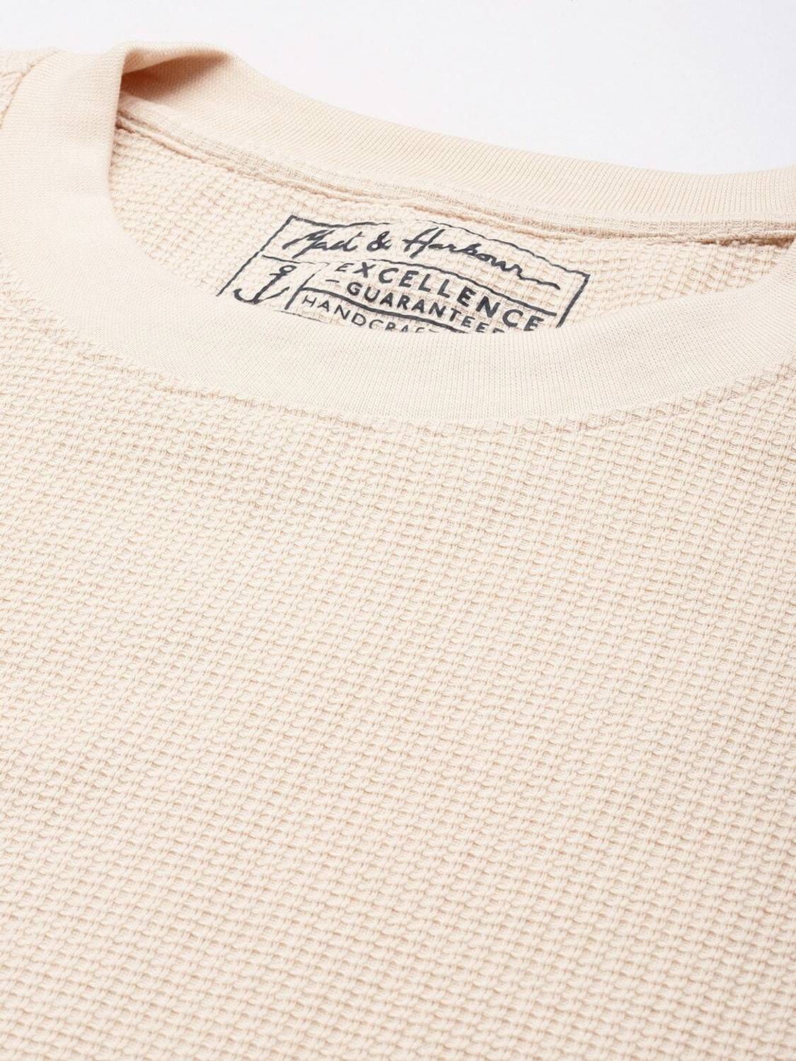 Mast & Harbour Men Beige T-Shirt - Image 2