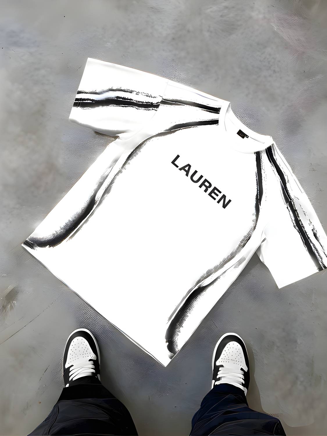 Lauren Adams Printed Men Round Neck White T-Shirt