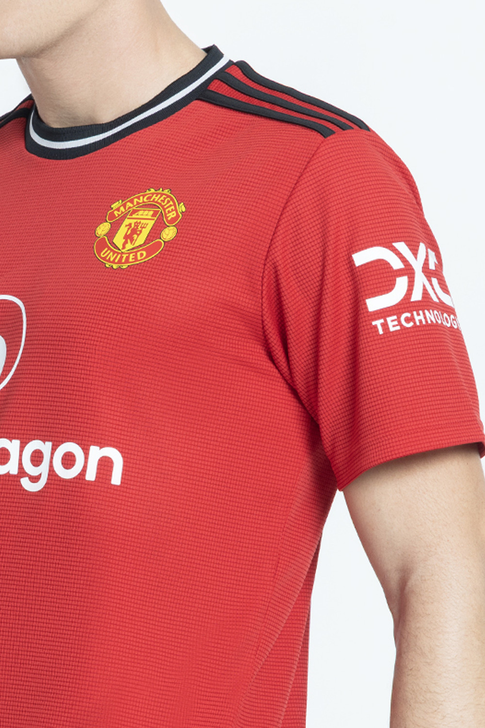 Image of ADIDAS Printed Men Round Neck Red T-Shirt