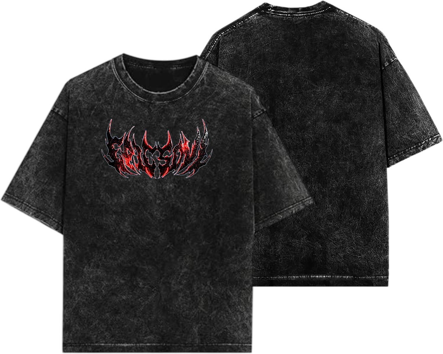 DIGI Graphic Print Black T-Shirt
