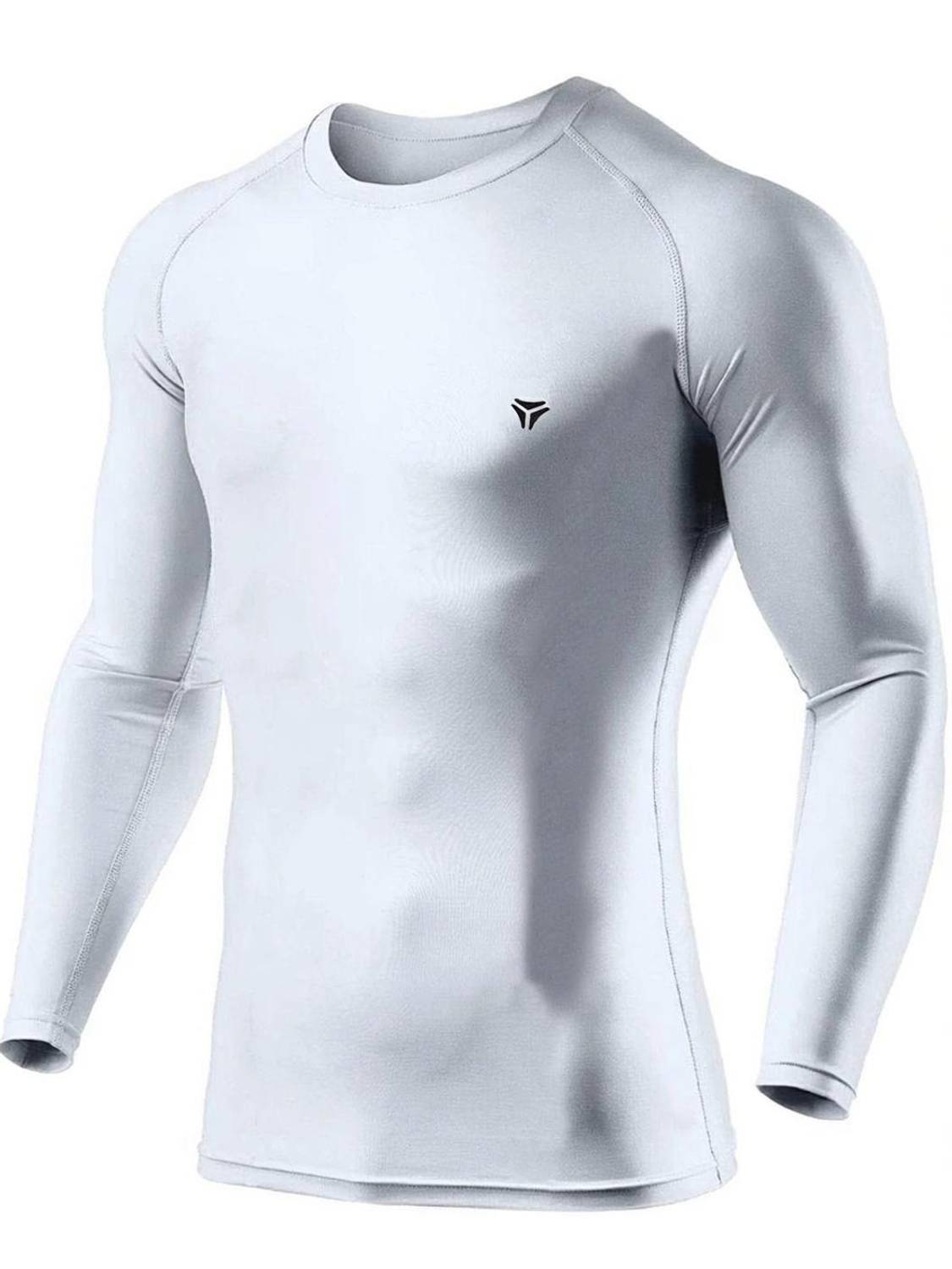 Kyk Solid Men Round Neck White T-Shirt