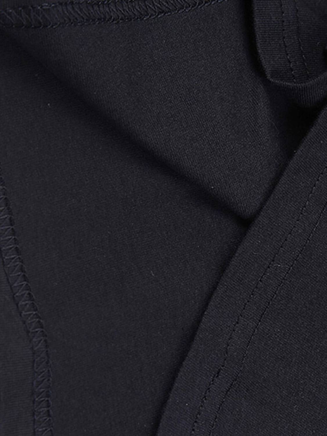 Jaiveerapparels Men Black Typography T-Shirt - Image 3