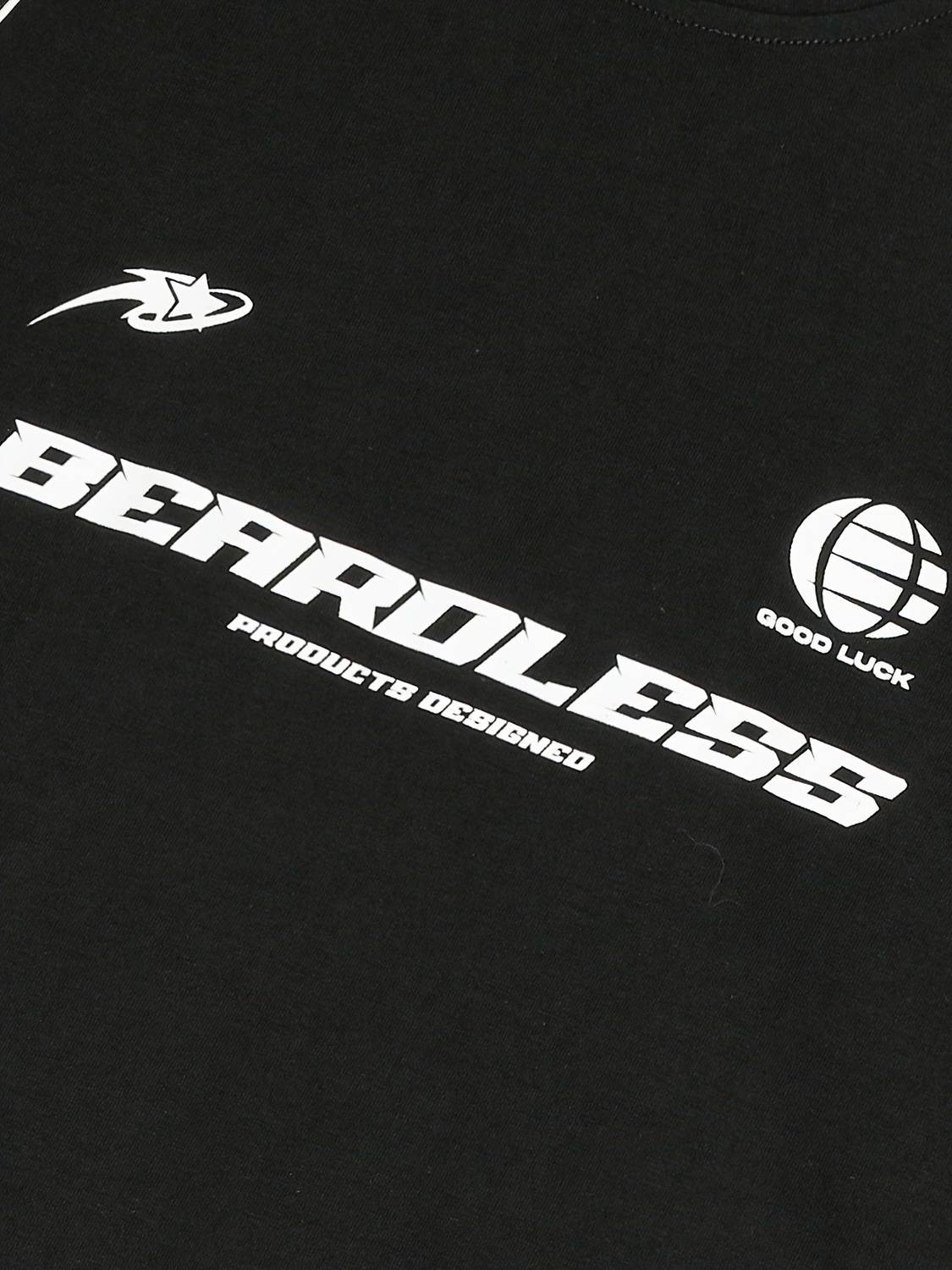 Else & What Printed Men Round Neck Black T-Shirt - Image 4