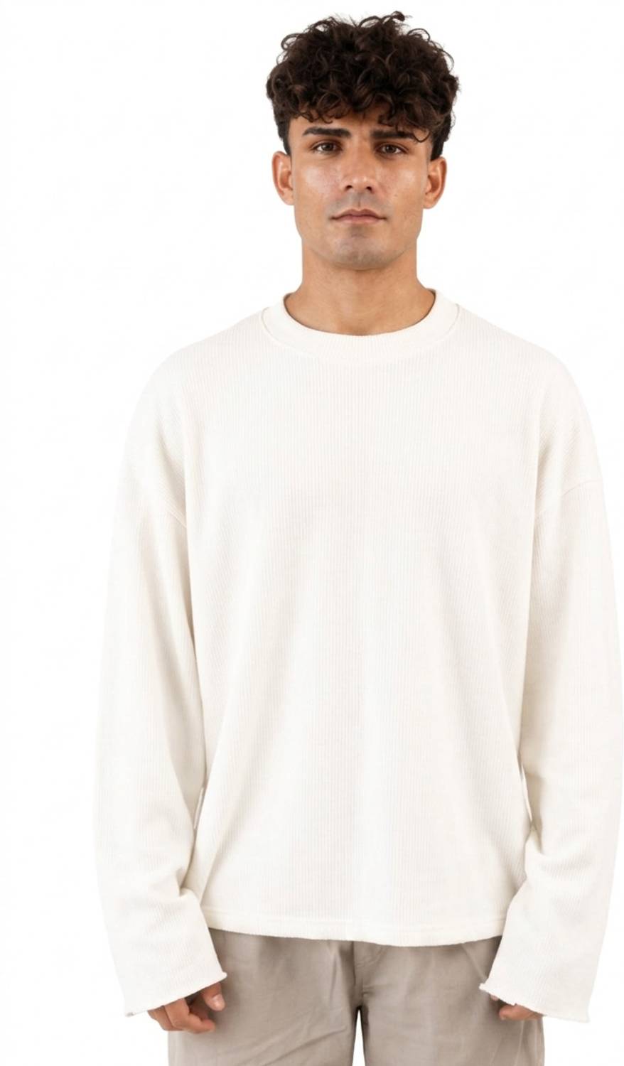 MOHICANS Men White Round Neck T-Shirt - Image 1