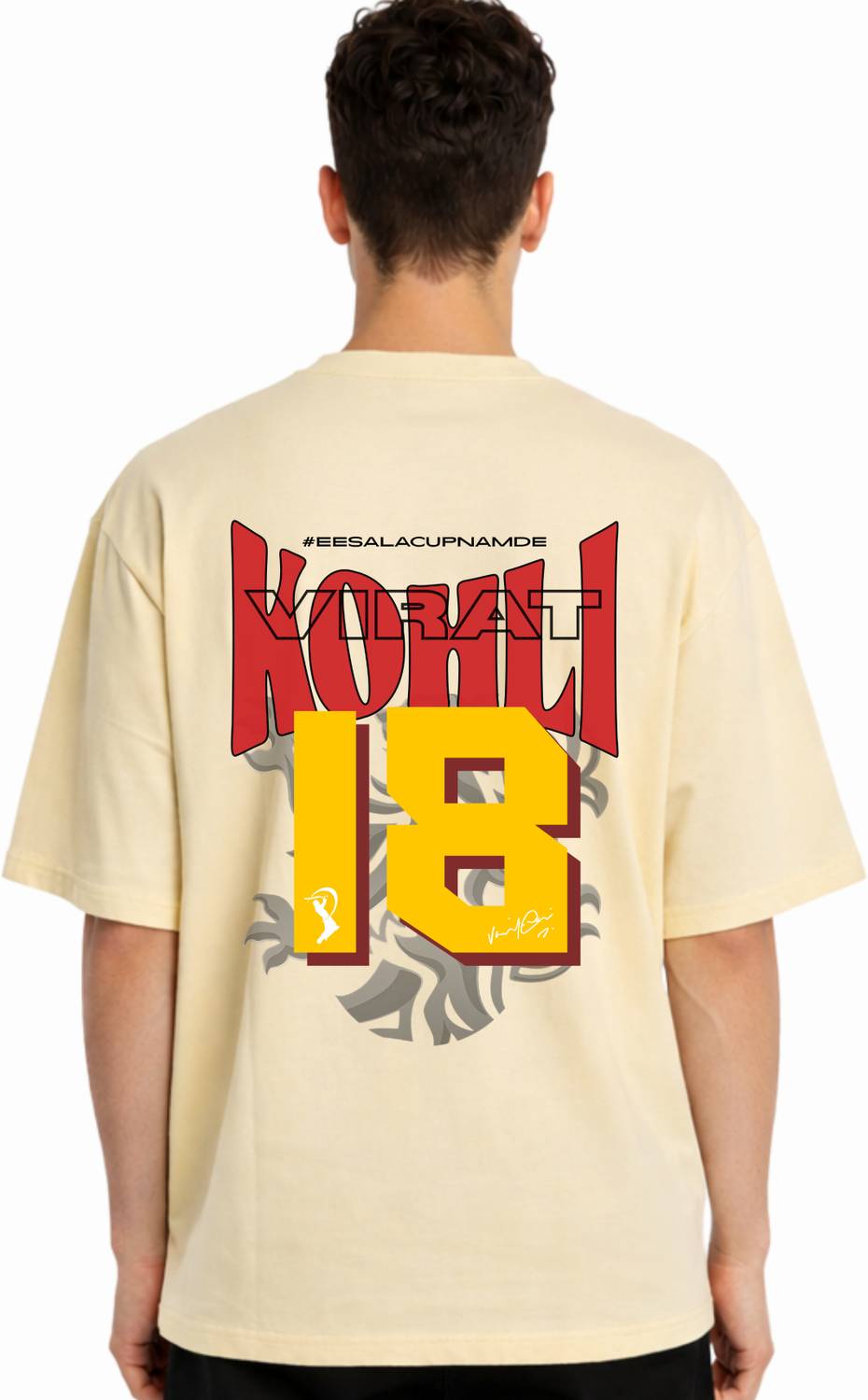 BluRebl Graphic Print, Typography Men Round Neck Yellow, Red, Black, Grey, White T-Shirt