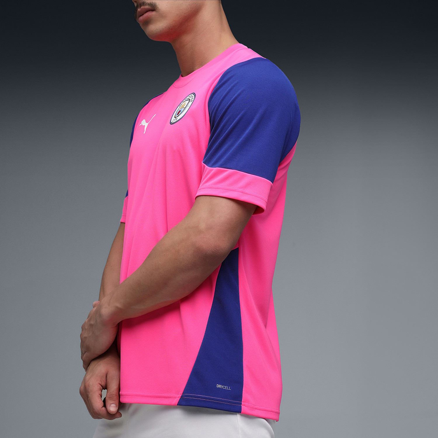 Image of PUMA Printed Men Crew Neck Pink T-Shirt