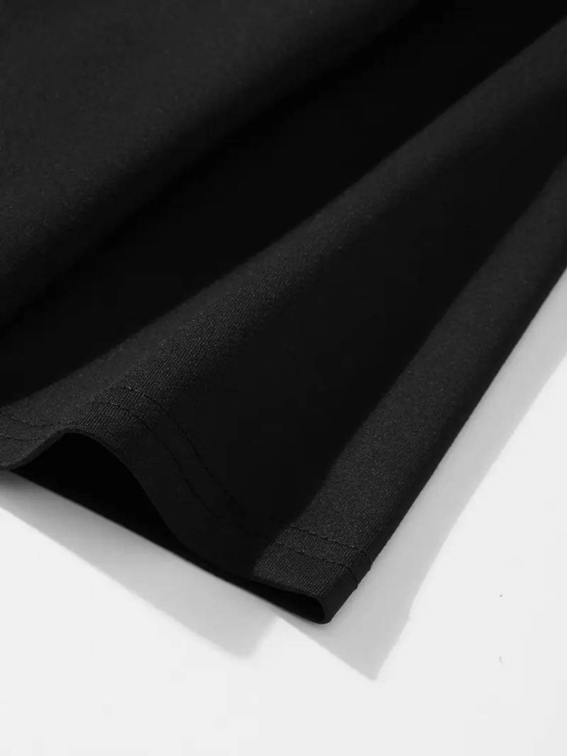 HOC Printed Women Black Round Neck T-Shirt - Image 3