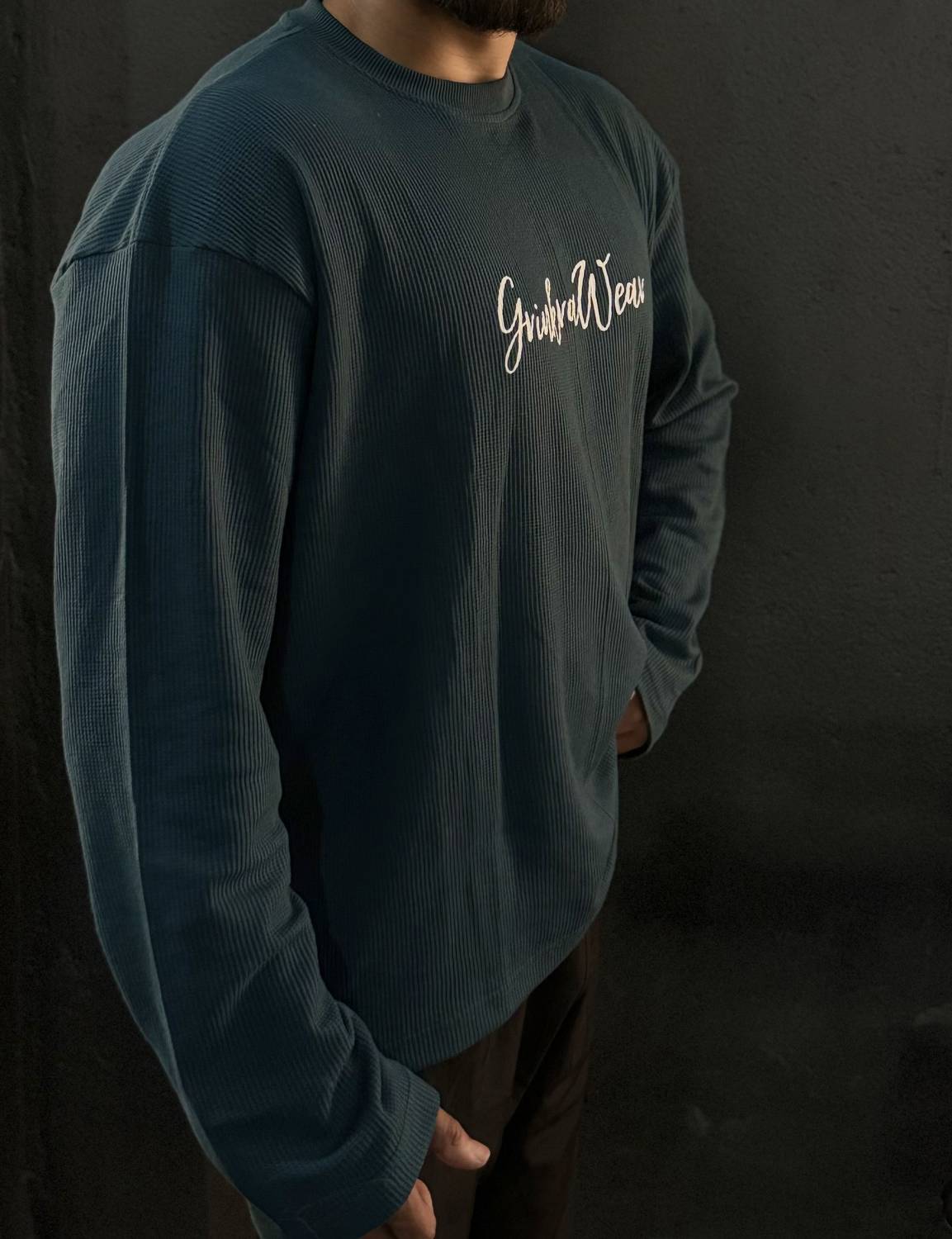 GRINKRAWEAR Men Dark Green T-Shirt - Image 3