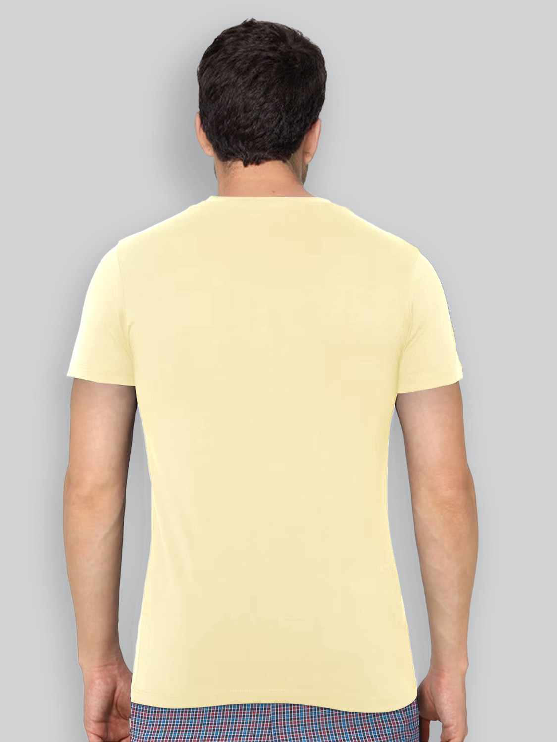 Image of Lux Nitro Solid Men Round Neck Multicolor T-Shirt