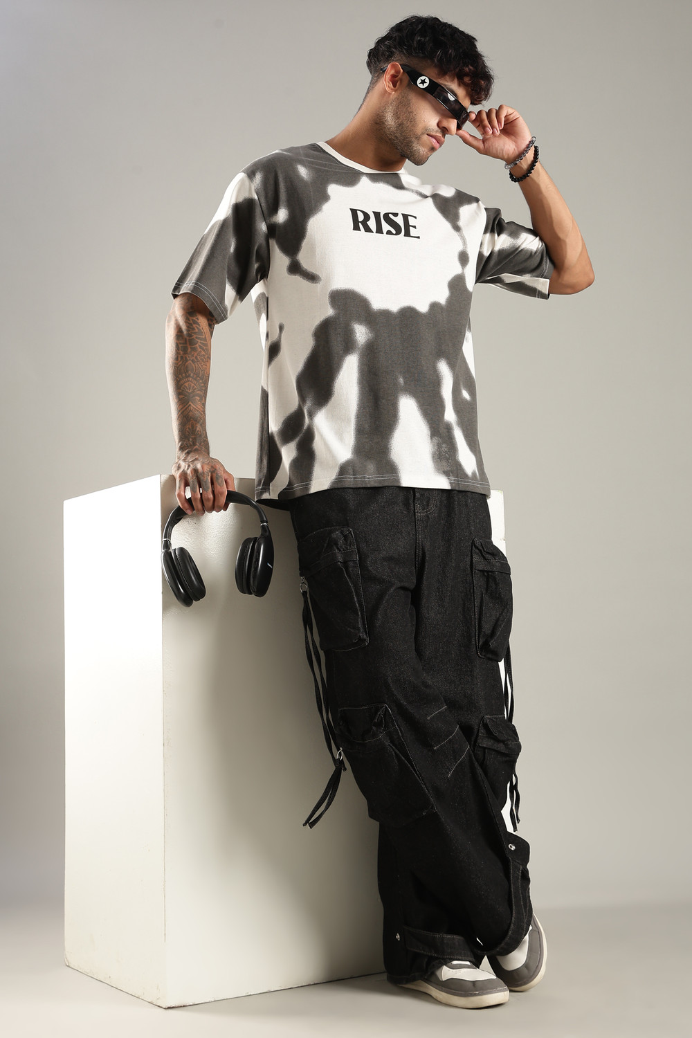 Image of Smosh Graphic Print Men Round Neck White T-Shirt