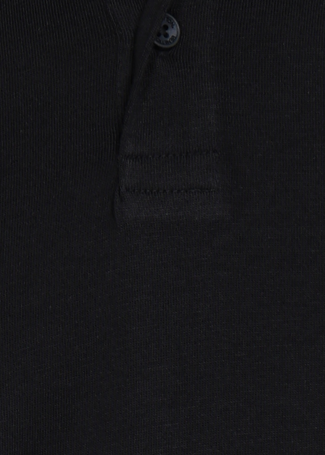 Image of United Colors of Benetton Printed Men Polo Neck Black T-Shirt