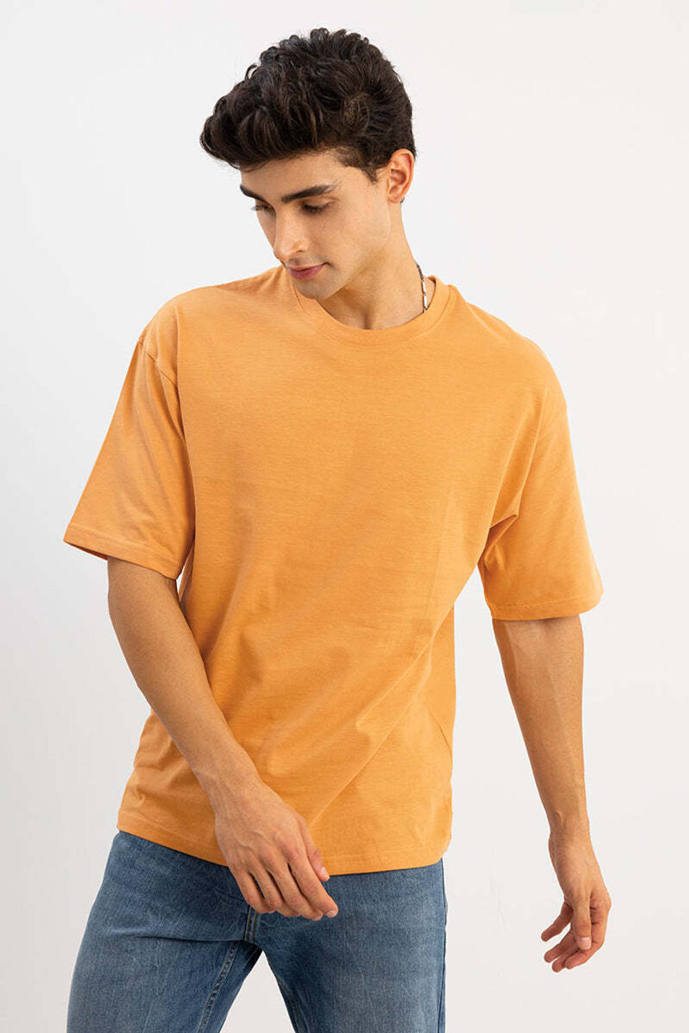 Image of HELL BOUND Typography Men Round Neck Multicolor T-Shirt