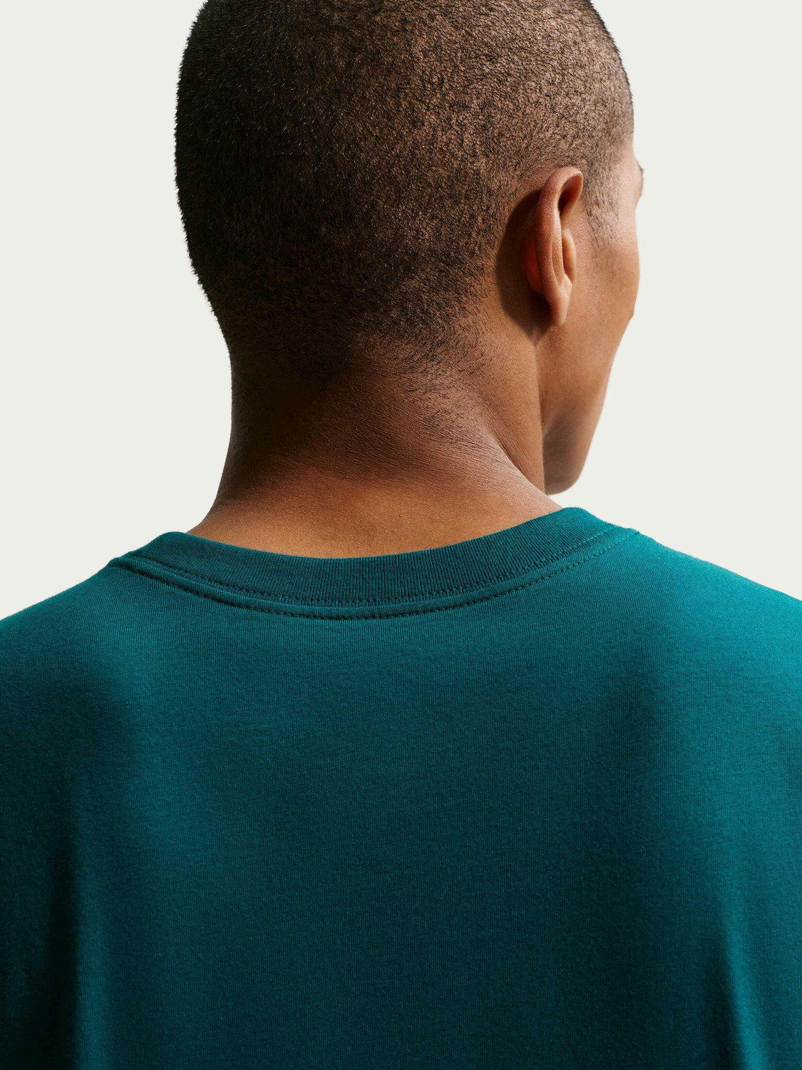 Image of NIKE Official FIFA World Cup Brazil Jersey Men Solid, Typography Crew Neck Pure Cotton Green T-Shirt