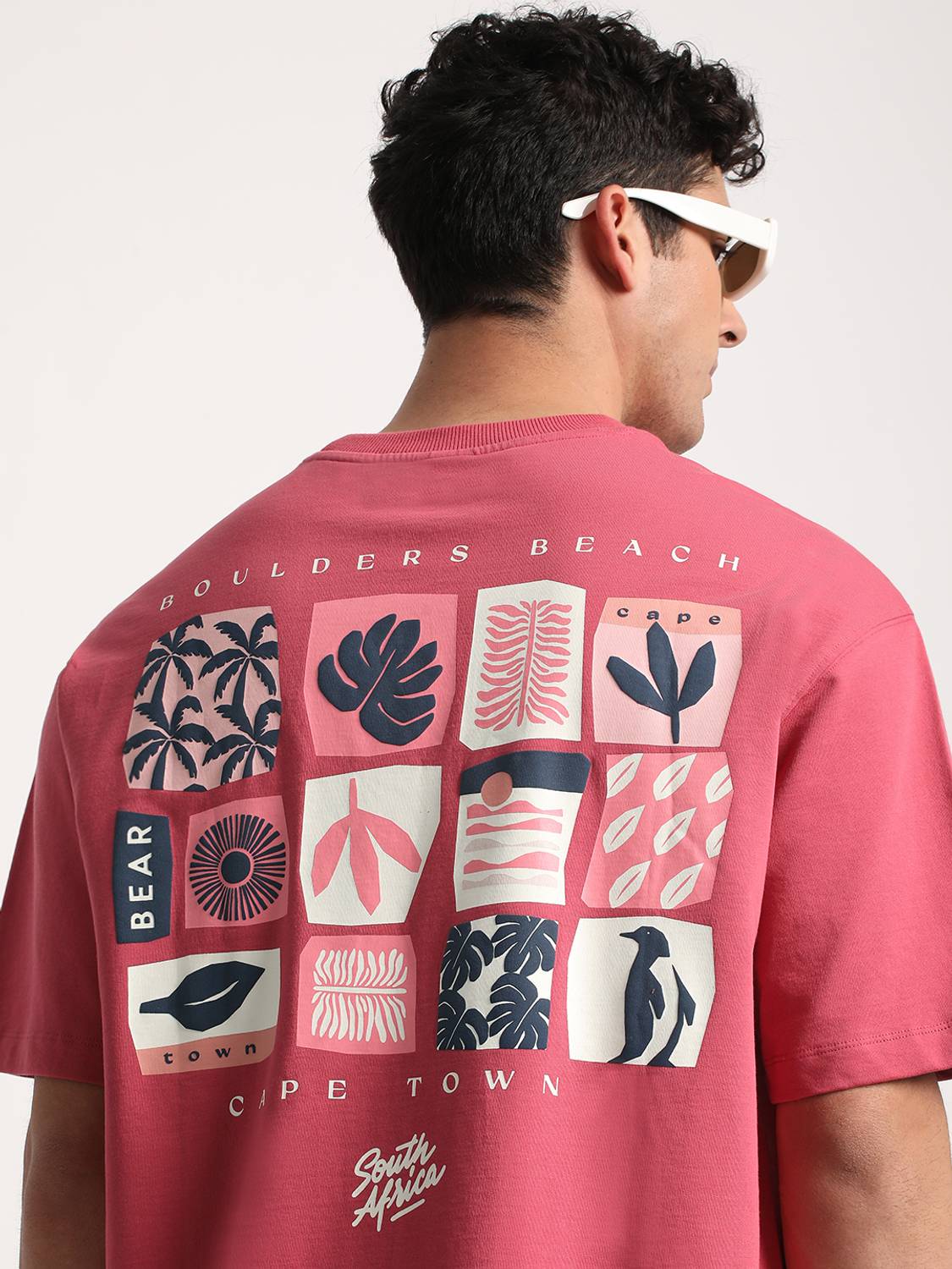 THE BEAR HOUSE Men Pink T-Shirt - Image 1