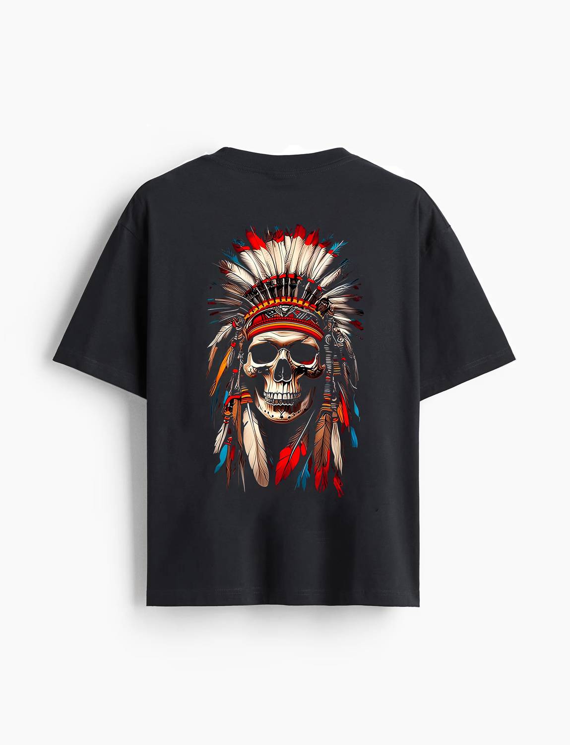 BubbleTwyst Printed Men Scoop Neck Black T-Shirt