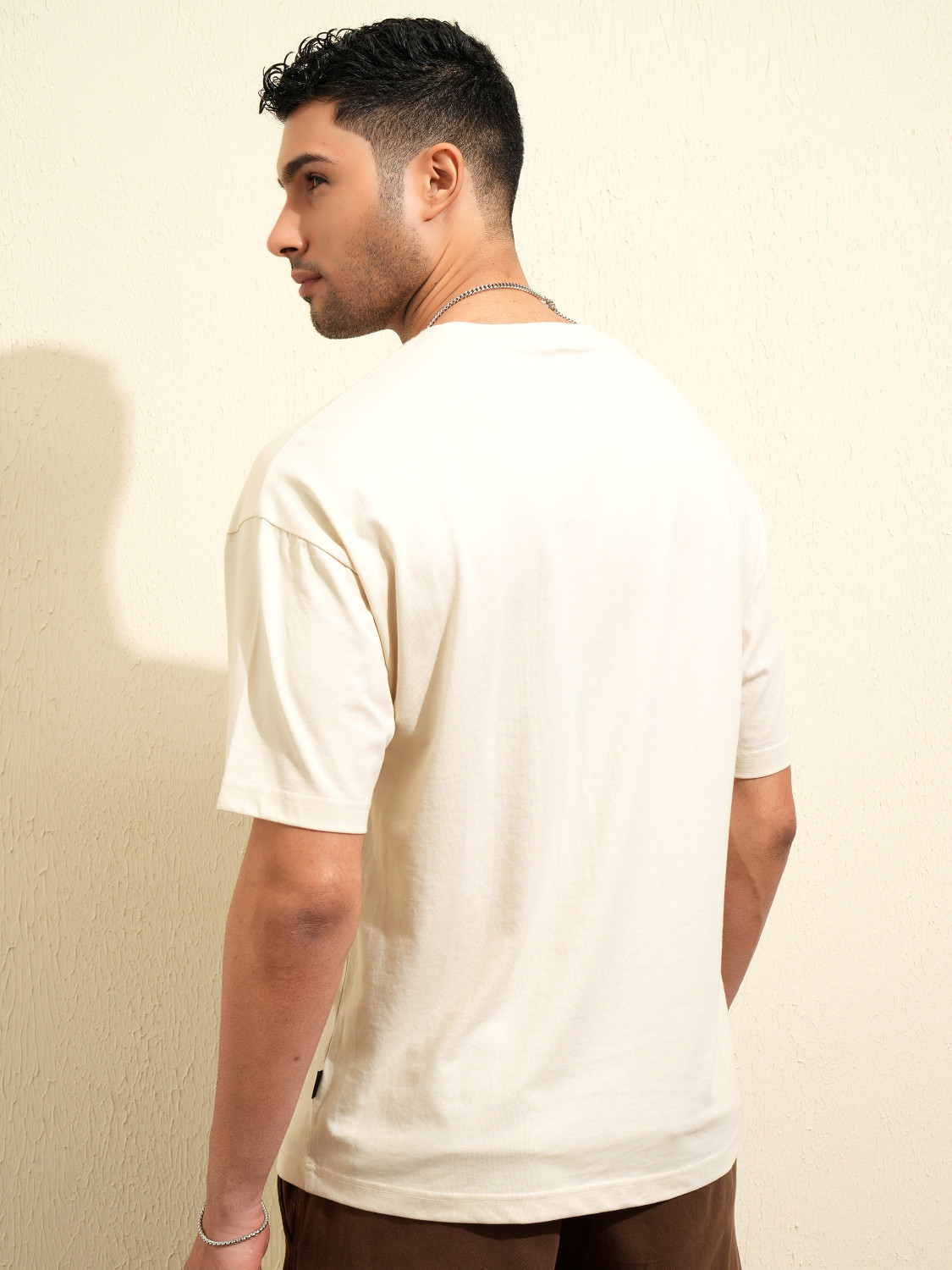 Image of LOCOMOTIVE Printed Men Round Neck White T-Shirt