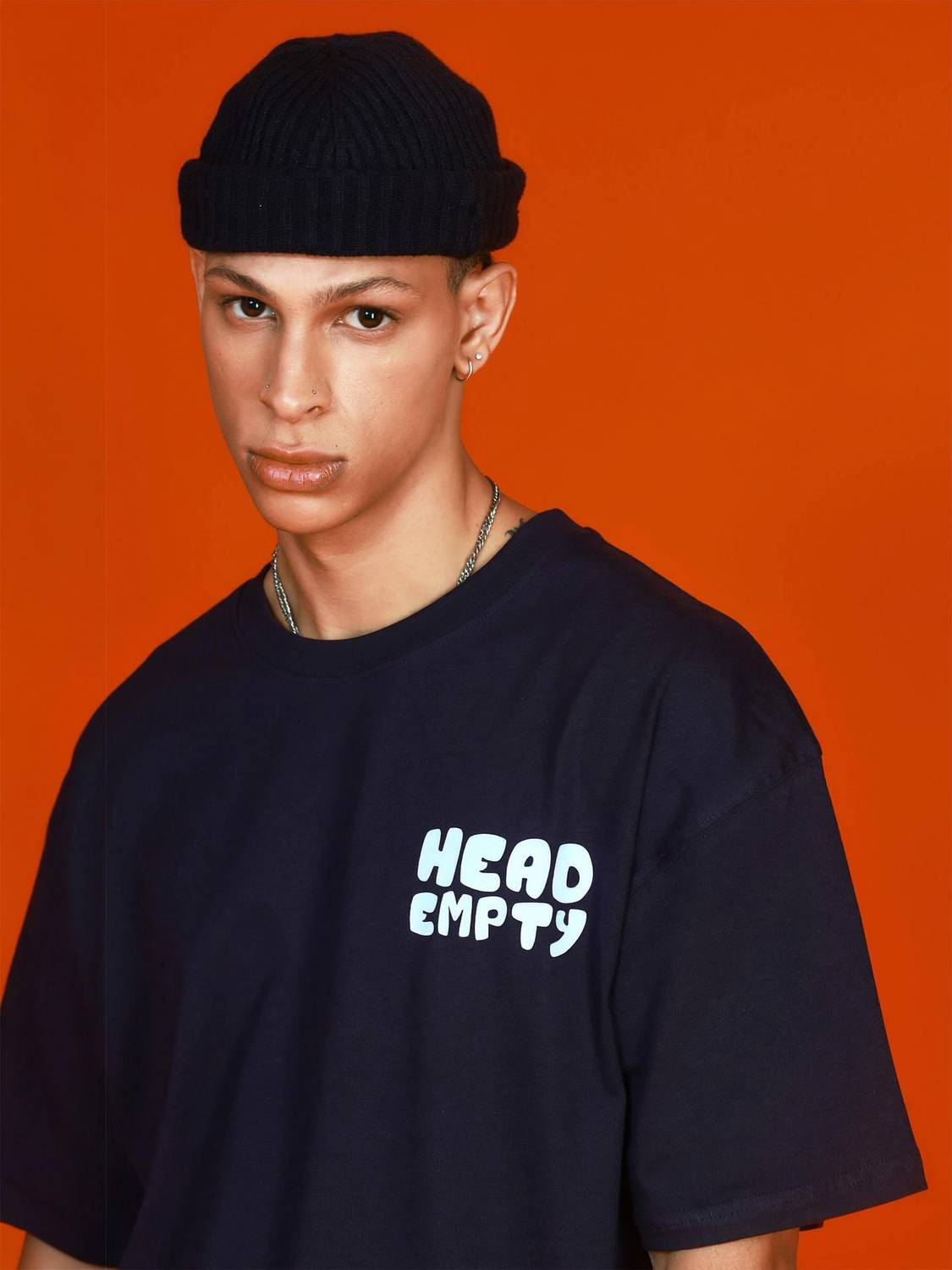 Bonkers Corner Printed, Typography Men Round Neck Blue T-Shirt
