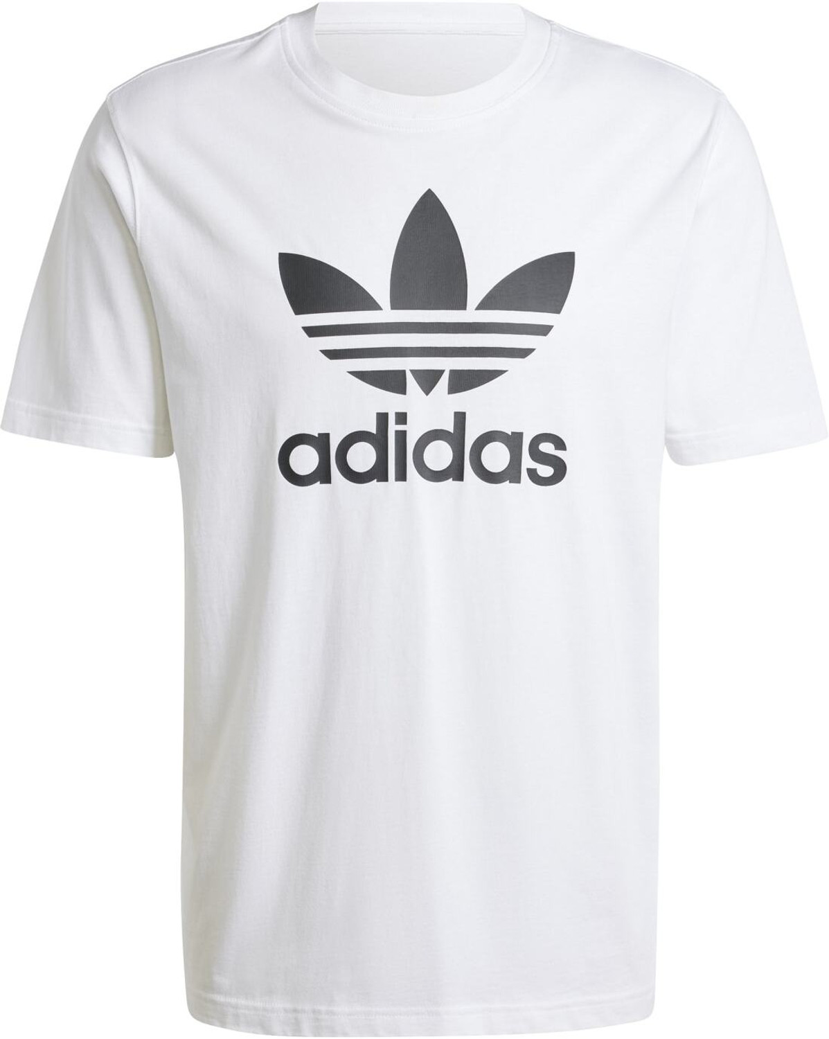 Image of ADIDAS Printed Men Round Neck White T-Shirt