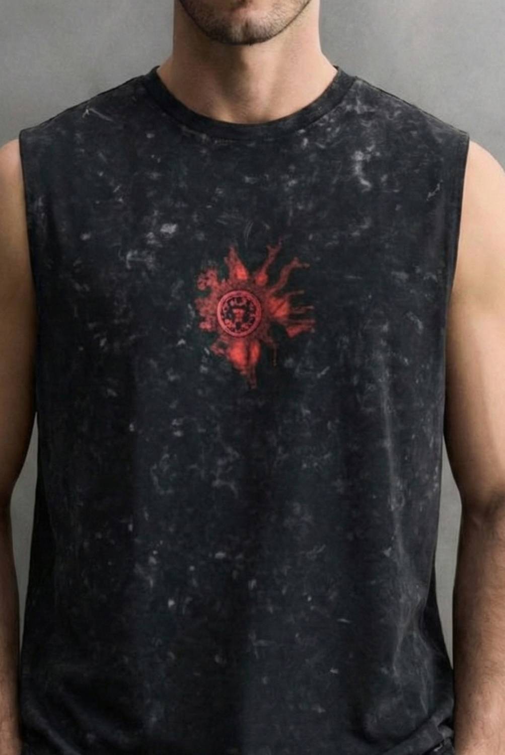 Rhinocult Washed Men Black T-Shirt - Image 5