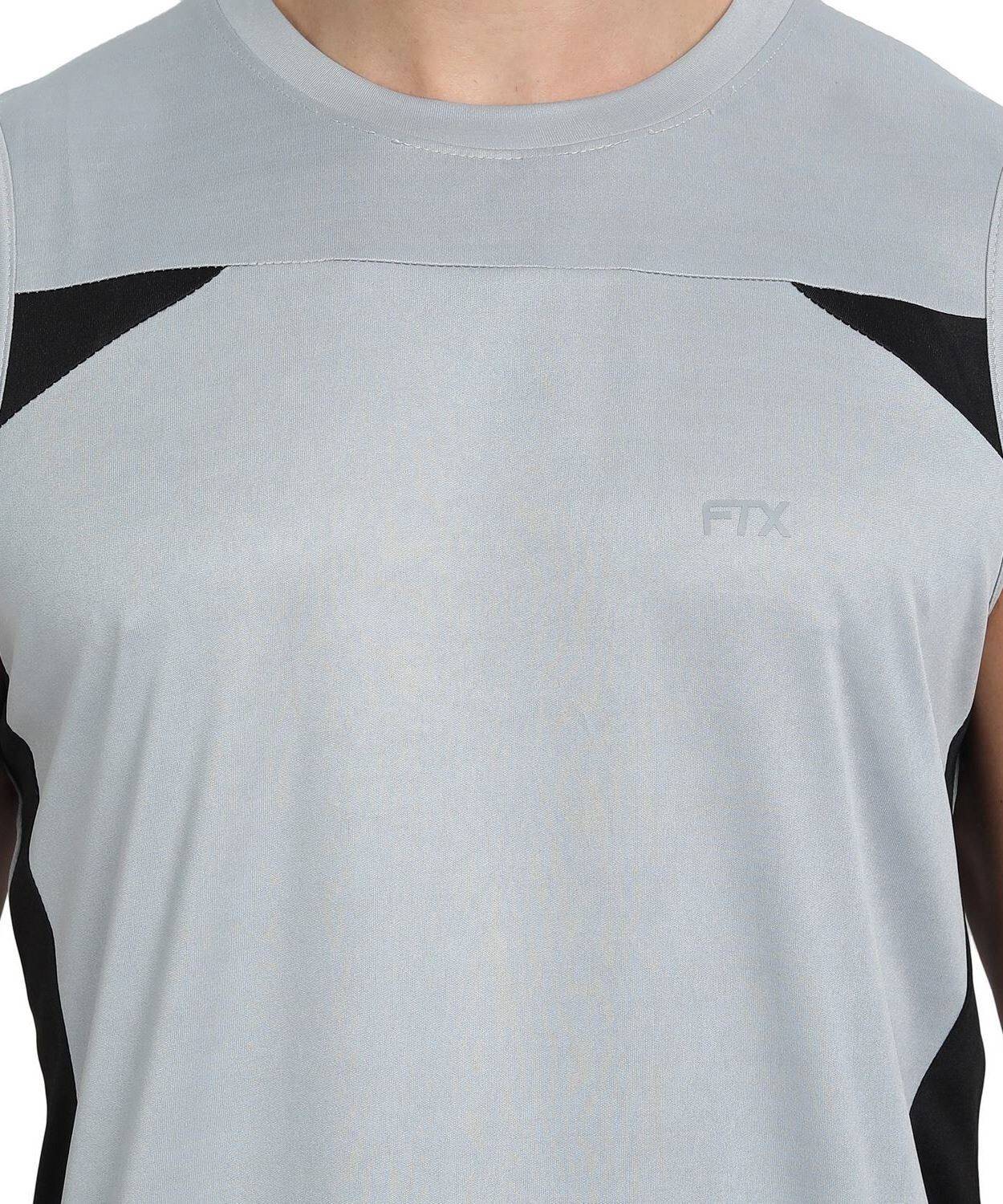 FTX Solid Men Round Neck Black T-Shirt Pack of 2 - Image 4
