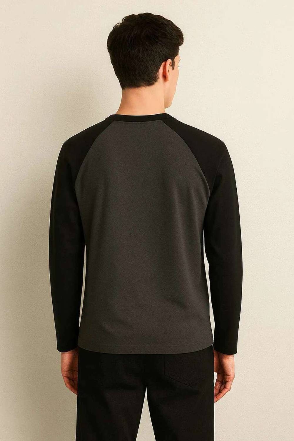 MK Digital Men Black, Grey T-Shirt - Image 4