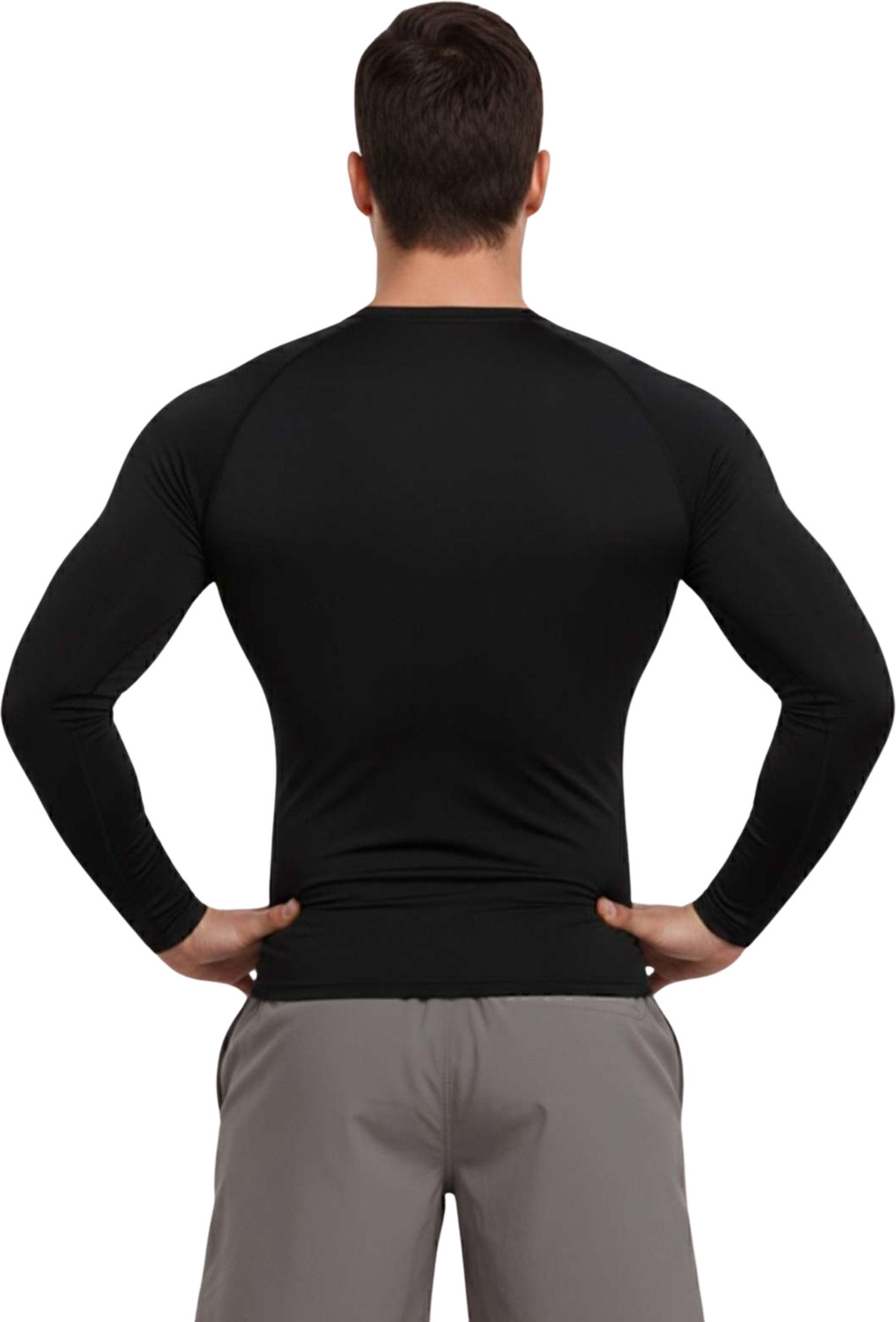 Image of Kyk Solid Men Round Neck Black T-Shirt