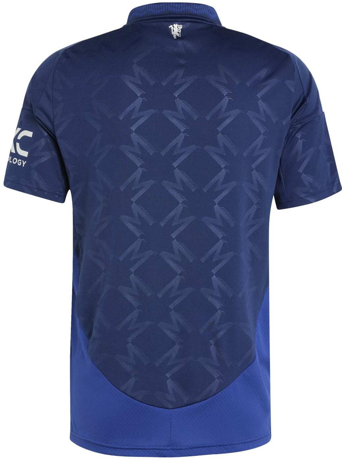 Image of ADIDAS Graphic Print Men Crew Neck Blue T-Shirt