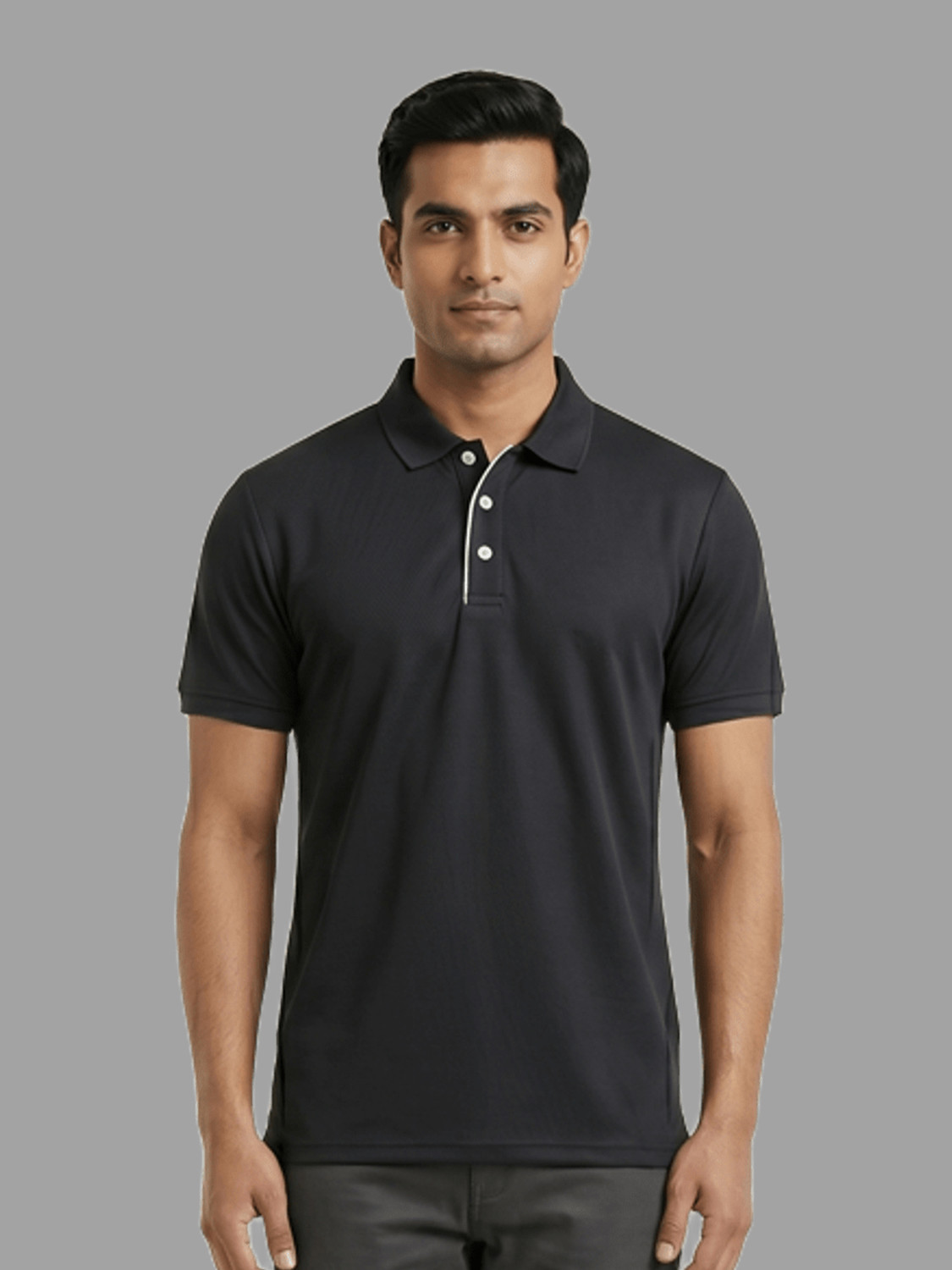 Image of Dollar Solid Men Polo Neck Multicolor T-Shirt