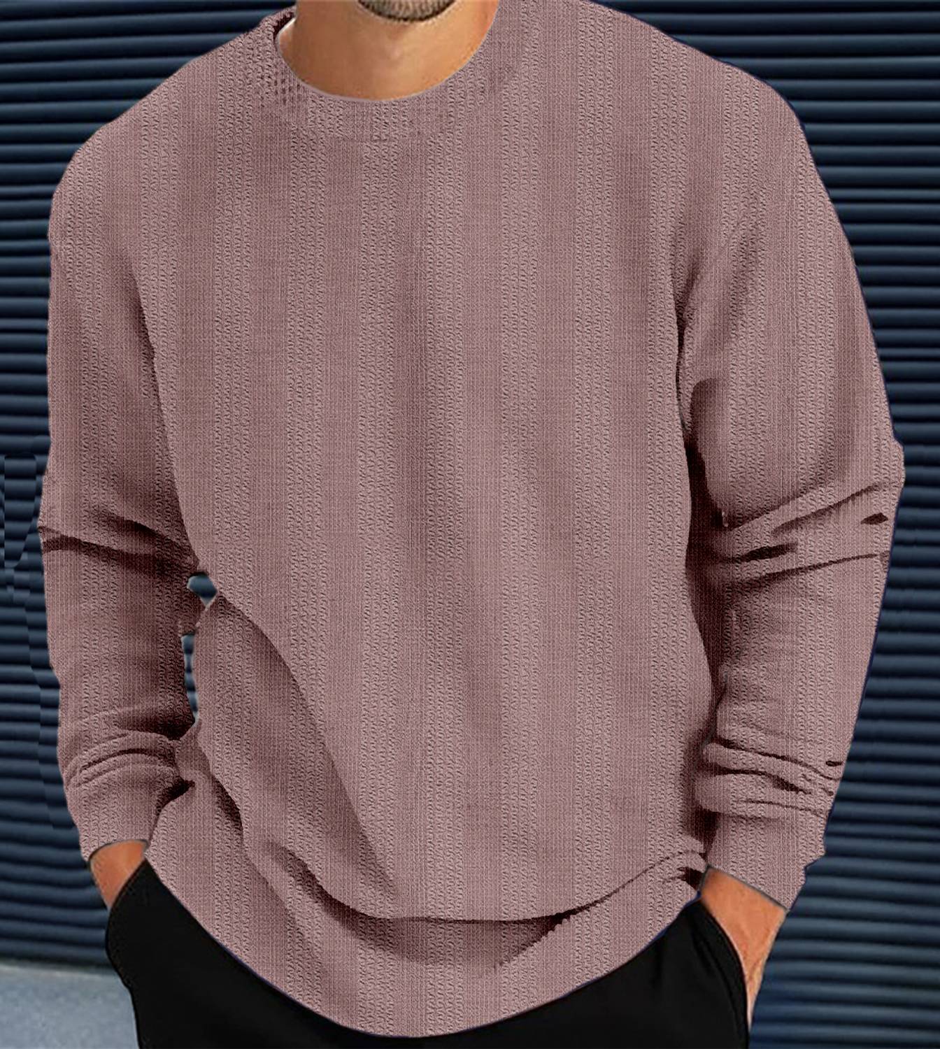 Force Men Solid Round Neck Polyester Pink T-Shirt