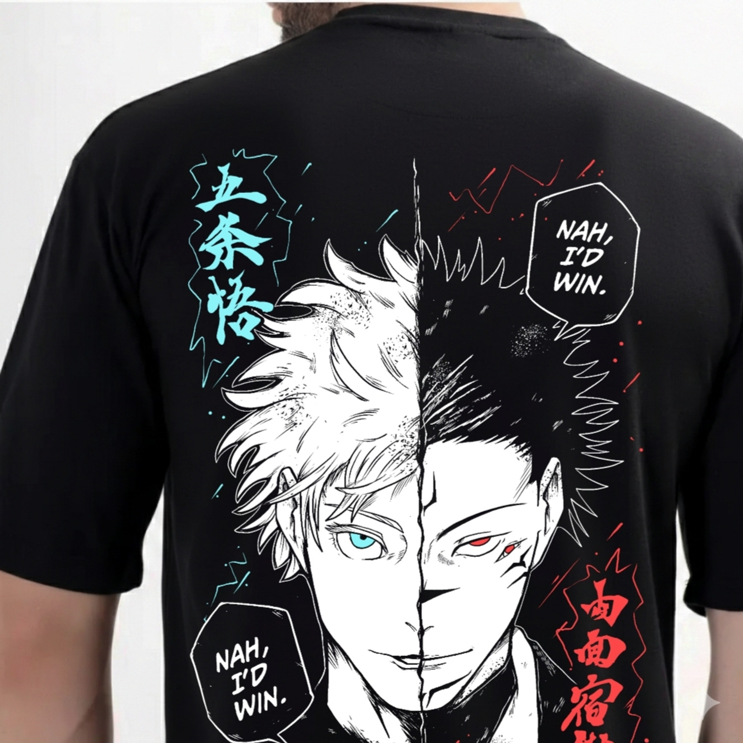 Image of Wayup Graphic Print Men Round Neck Black T-Shirt