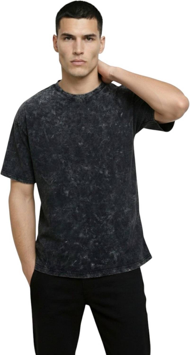 SKRATS Men Black Round Neck T-Shirt - Image 3