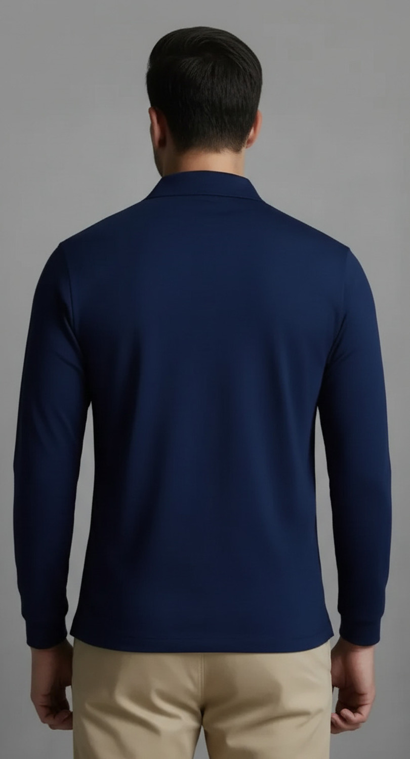 Image of lookswala Printed Men Polo Neck Multicolor T-Shirt