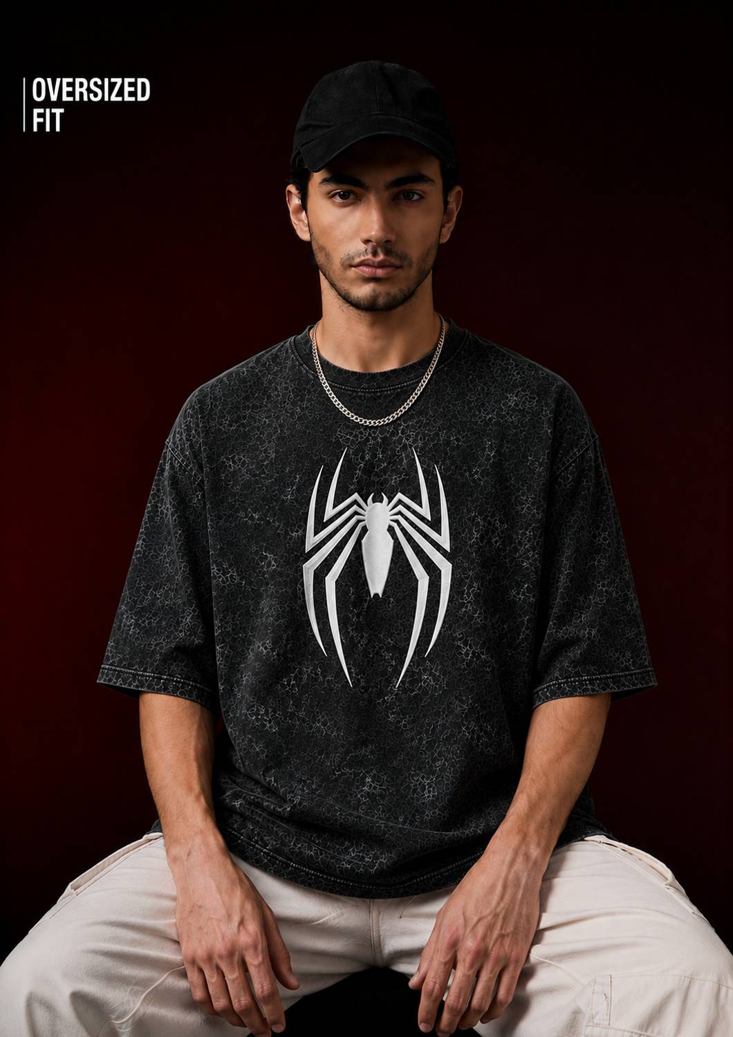 Woops Studio! Black Men's Round Neck T-Shirt - Image 2