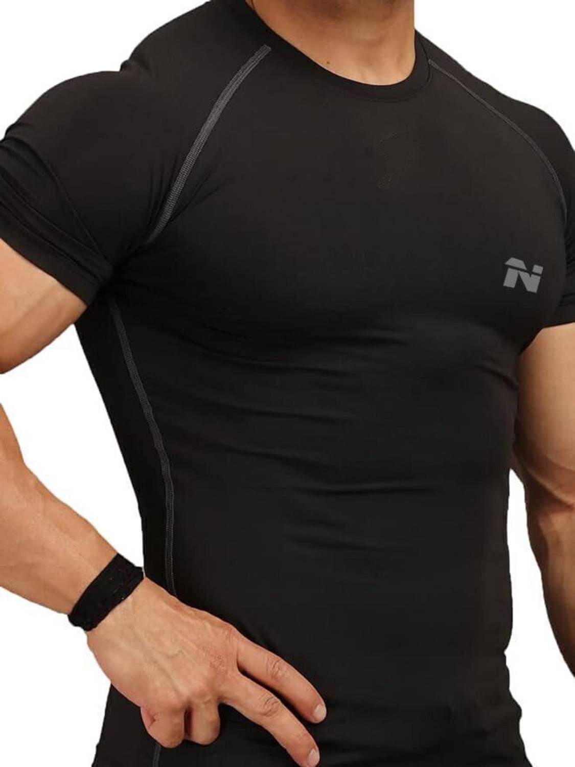 HouseOfCommon Men Black T-Shirt - Image 3