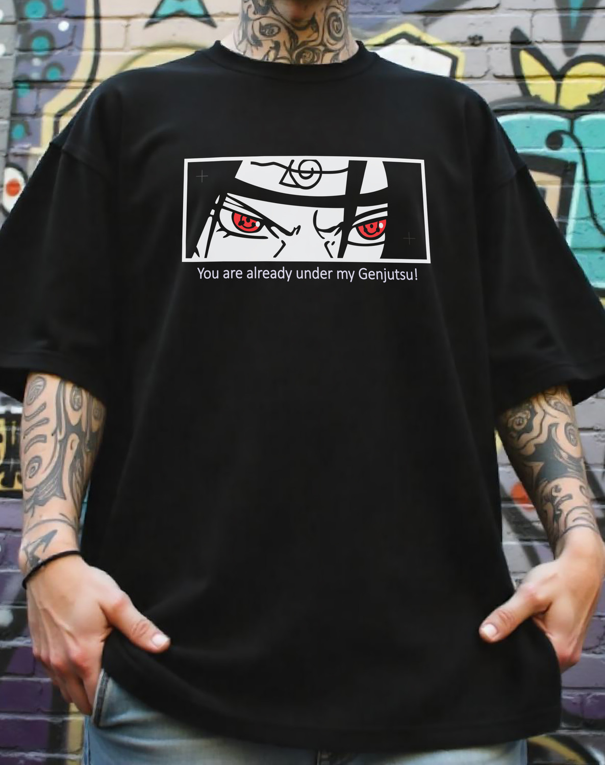 Image of Garmin Printed Men Round Neck Black T-Shirt