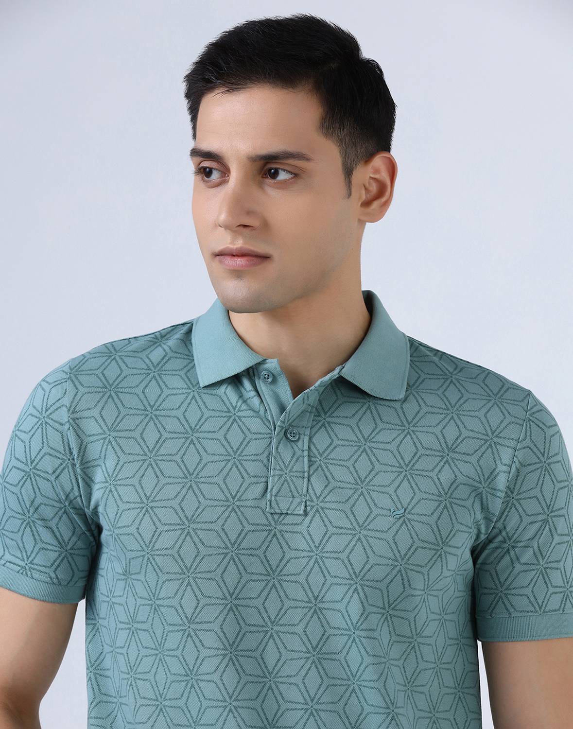 Blackberrys Men Polo Neck Green T-Shirt - Image 4