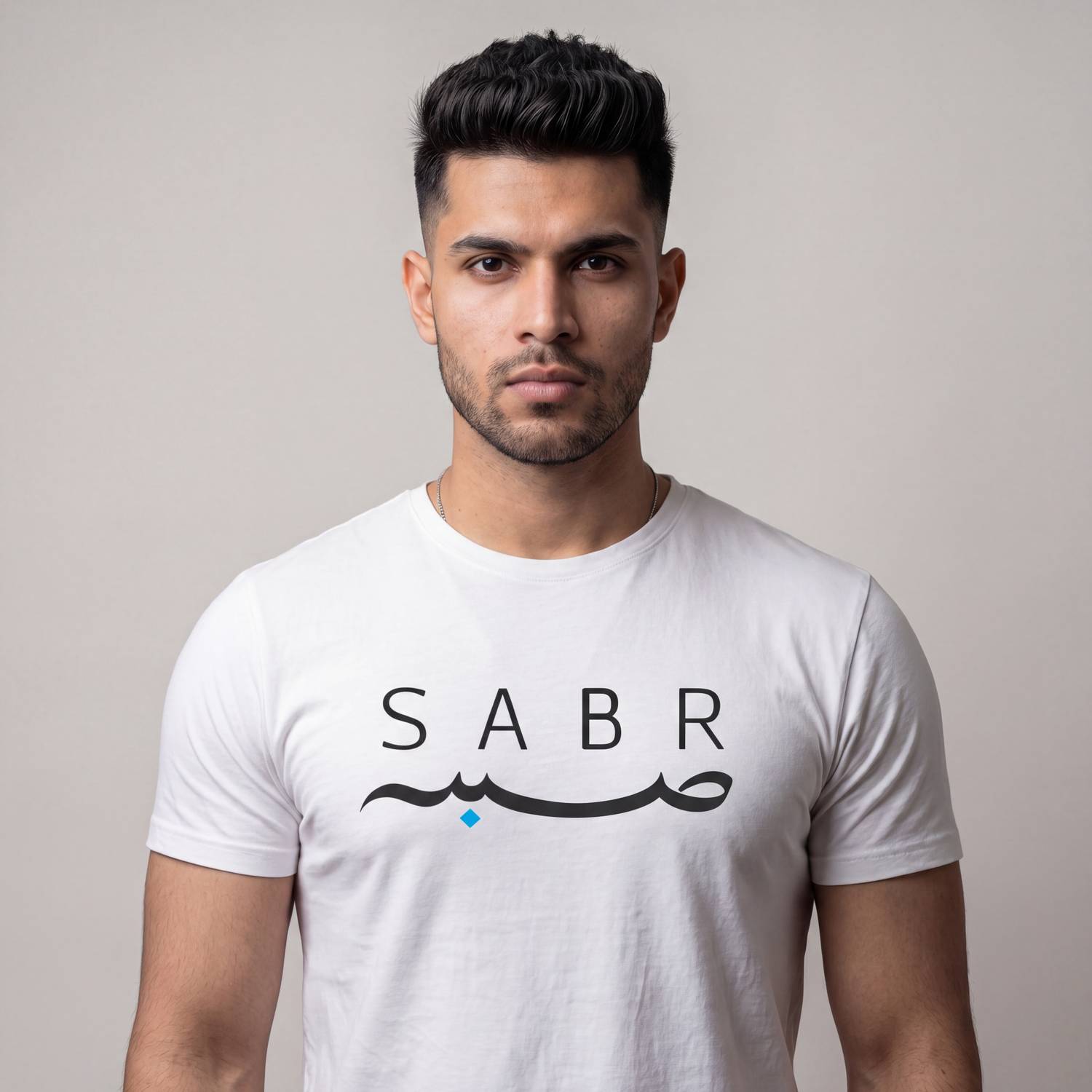 CREDENCECLOTH Men White Round Neck T-Shirt - Image 4