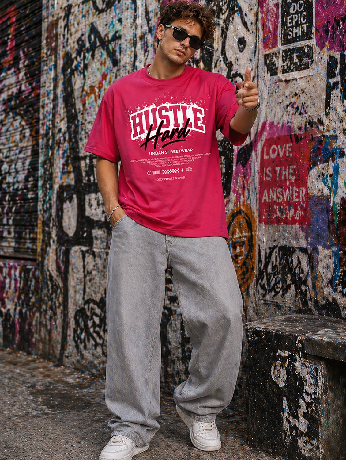 Creation London Hills Brown Pink T-Shirt Pack of 2 - Image 5