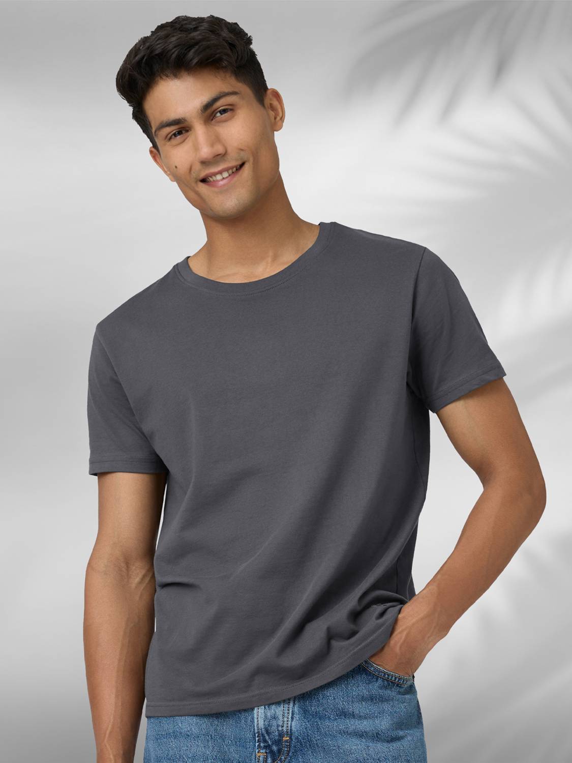 XYXX Pack of 1 Pace Intellieaze Men Solid Crew Neck Pure Cotton G